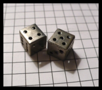 Dice : Dice - Metal Dice - Sheet Steel - 6d